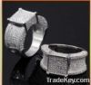 Hip Hop Silver Ring   ...