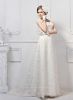 Cap Sleeve Satin Weddi...