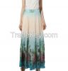 Ankle-length pleated p...