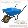 150KG Loaded Galvanized Steel Tray WheelBarrow WB3800, Garden Used Widt