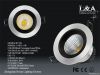 3w white led COB downl...