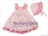 2013 baby girls fancy summer dress baby dresses with flowers