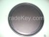 16&quot; ROUND  RUBBER BLACK NON SLIP SERVING DRINK WAITERS TRAY High Quality Buffet Serving Tray