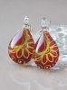 Hand made glass earrin...