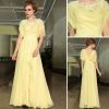 yellow long dresses fo...