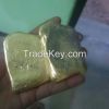 Gold bars and nuggets
