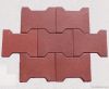Dogbone rubber paver