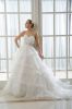 Strapless layered lace...