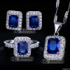 Fashion Emerald Cut Ta...