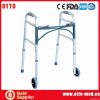 Aluminum folding disabled walker