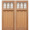 double glass entry doors