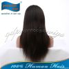 18'' Straight 100% human hair lace wig Brazilian hair full lace wig