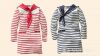 Girl stripe cotton dre...
