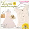 Vintage Glamour Smocke...