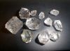 Rough natural diamonds