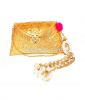 Embossed Gold Clutch B...