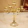 gold plated candelabra...
