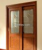 wooden sliding glass d...