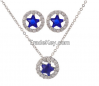 Elegant Blue Star Shap...