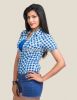 WHITE AND BLUE CHECK S...