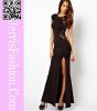 Sleeveless lace black ...
