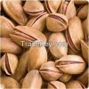  Hot selling 100% natural open pistachio nuts (long and round shape) 