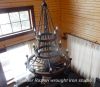 Large wrought iron cha...