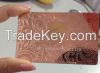  rose gold metal card brushed finish metal business card