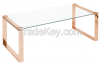 coffee table rose gold...