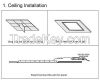 48W square LED panel l...