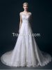 2016 Satin A-Line Wedd...