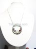 Silver pendant set wit...