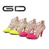 High heel hollow pump ...