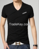 Men V-neck T-shirts wi...