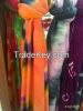 pashmina, tie dye fabr...