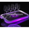 led serving plate