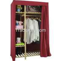 Sell Polycotton and Pine Double Wardrobe Product