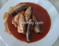 Cheaper Canned Sardines in Tomato Sauce 125 gr & 425 gr, Easy-Open Tinned