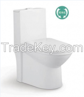 toilet closet  One Piece Toilet Gravity Flushing Sanitary ware Toilet 