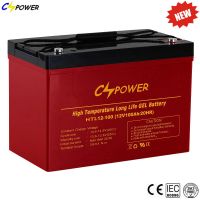 Supplier UPS 12V100ah Rechargeable Deep Cycle Gel Battery for Solar