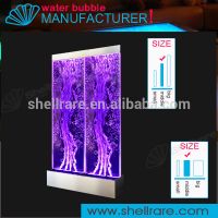 High quality acrylic living room partition wall with led light Made in China waterfall fountain