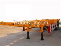 China direct supplier hot selling port skeleton semi trailer with good price