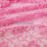 2015 hot sale nylon spandex knitting  lace fabric or dress