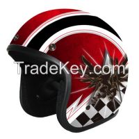 DOT, ECE Certified Open Face Helmet