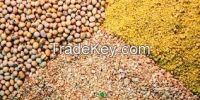 Rapeseed Meal,	Indian yellow corn,Soya Bean Meal