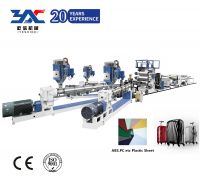 PC three line Plastic Sheet luggage making Machine