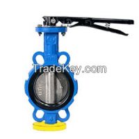 Wafer universal butterfly valve, Cast Iron butterfly valve