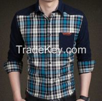  autumn new shirt plaid shirt cotton shirt man shirt men&#039;s clothing