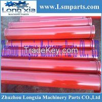 concrete pump pipe hardened with high wear resistance