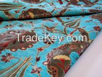 ANATOLIAN DESIGN OTTOMAN STYLE CHENILLE FABRICS-TULIPS